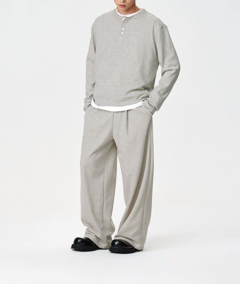Remy Stripe Henley Tee
