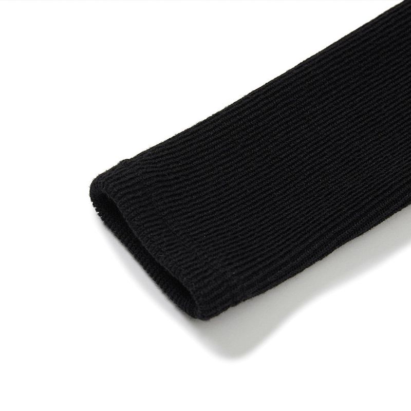 ヘイリーカラーニットカーディガン / Haley Collar Knit Cardigan [BLACK]