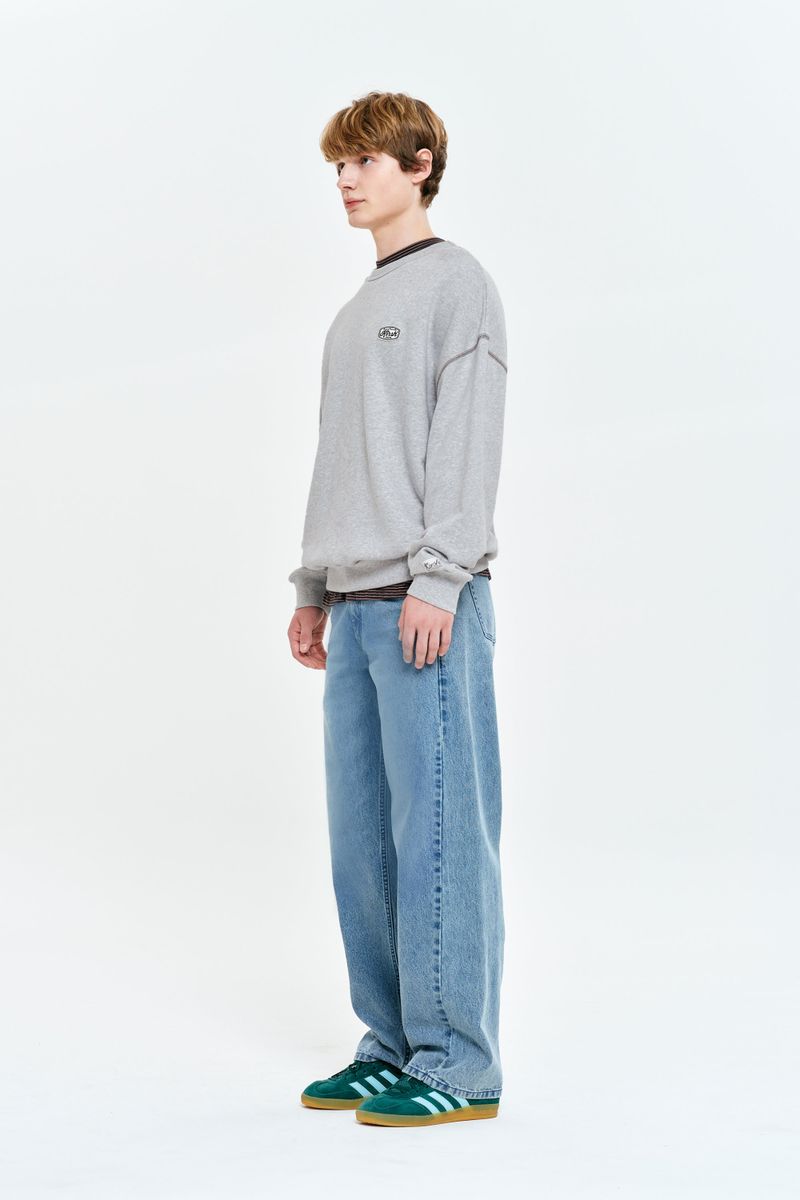 UNI HEAVYWEIGHT SWEATSHIRT [MELANGE GRAY]