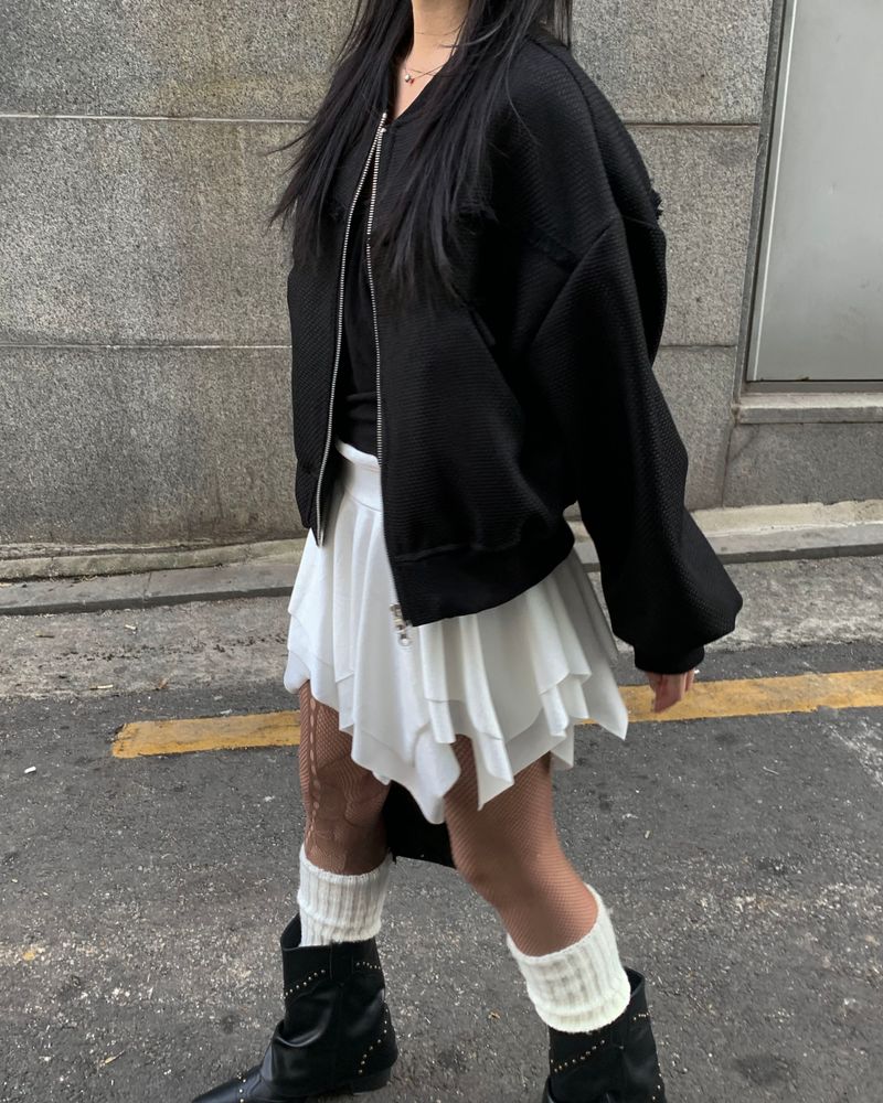 Flare cancan skirt