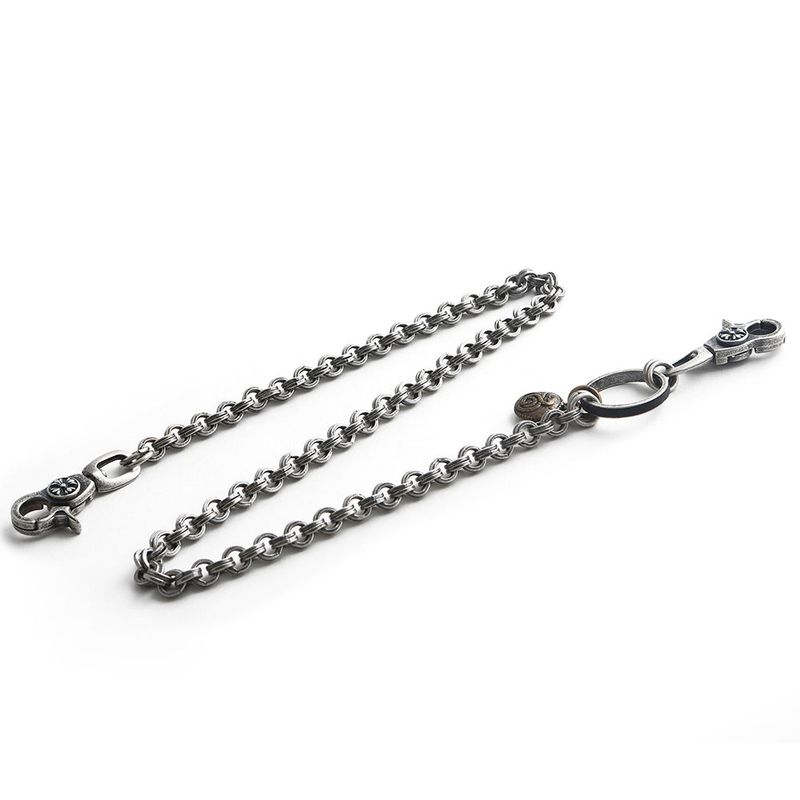 SVC-523 Antique Silver Ginger Keychain