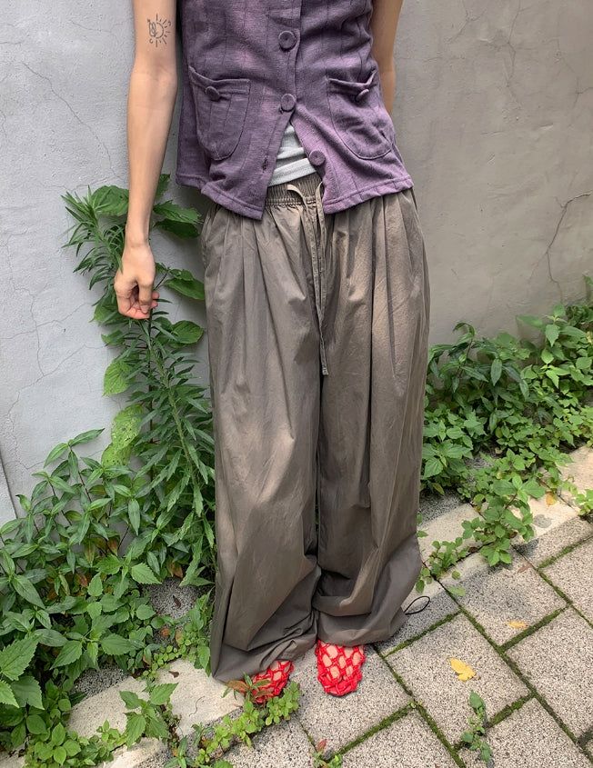 BAON（バオン）の「Lanie Summer Wide String Cotton Banding Pants（Pants）」