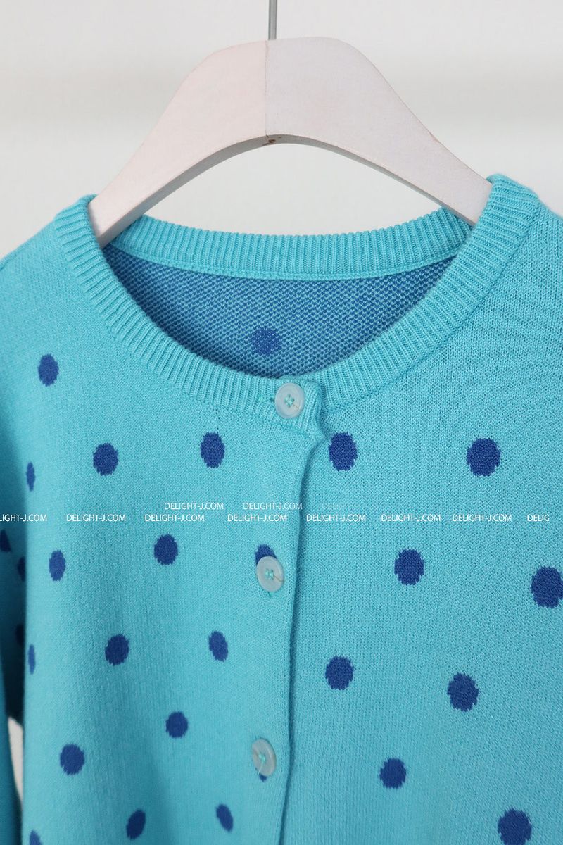 Dot dot basic cardigan