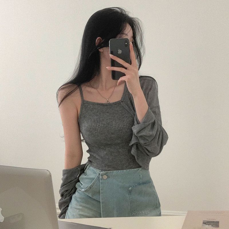 [BELLIDE MADE] CASTERA RIB KNIT CAMISOLE