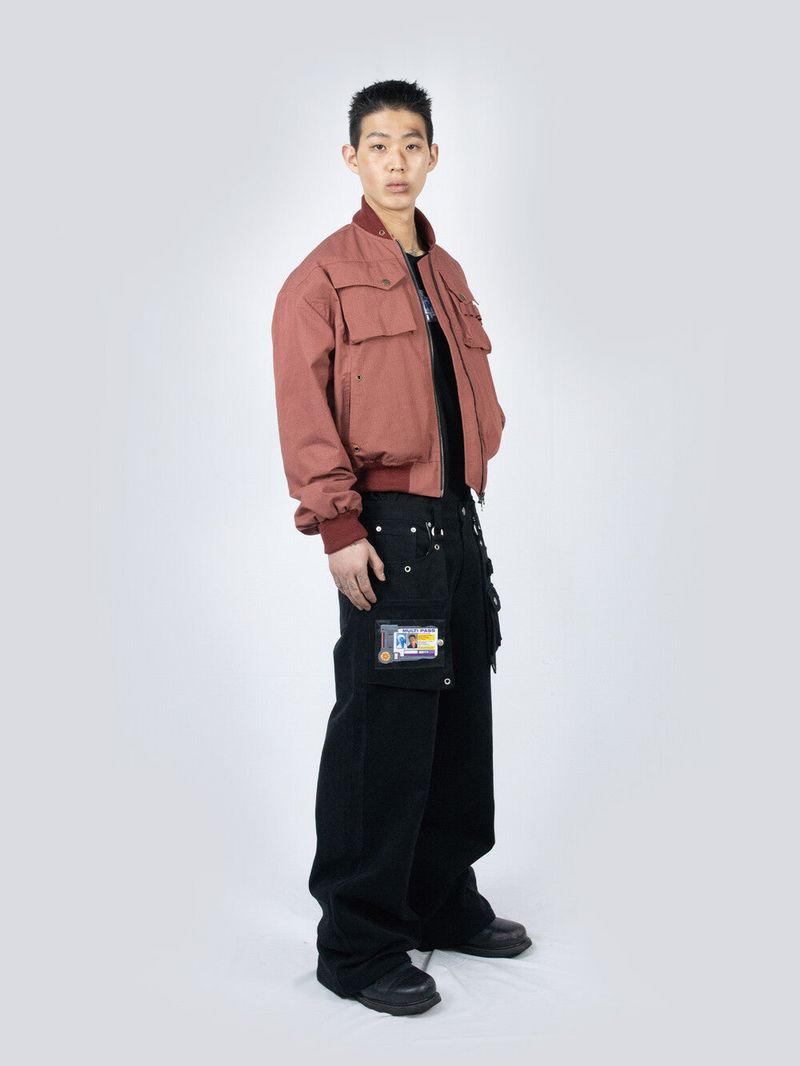 Ripstop Bomber Jacket (Red)
