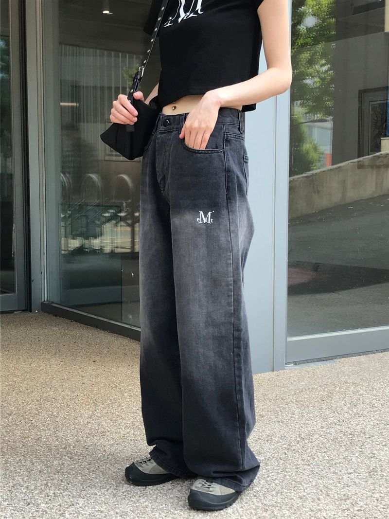 PALMA WIDE DENIM PANTS (2color)