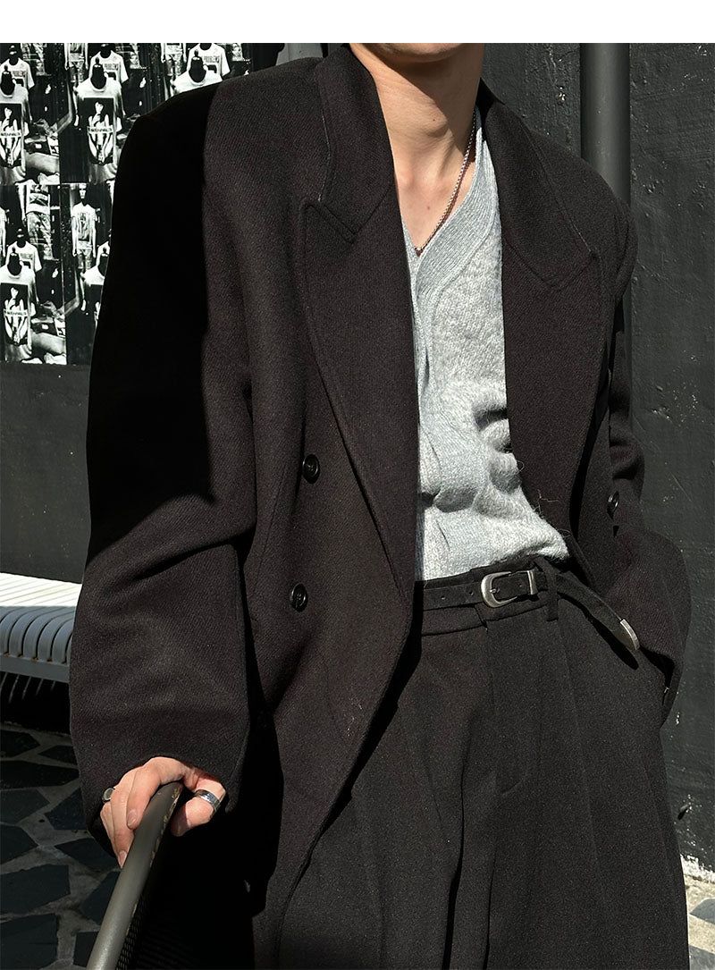 [F/W] Minimal line wool cardigan(3color)