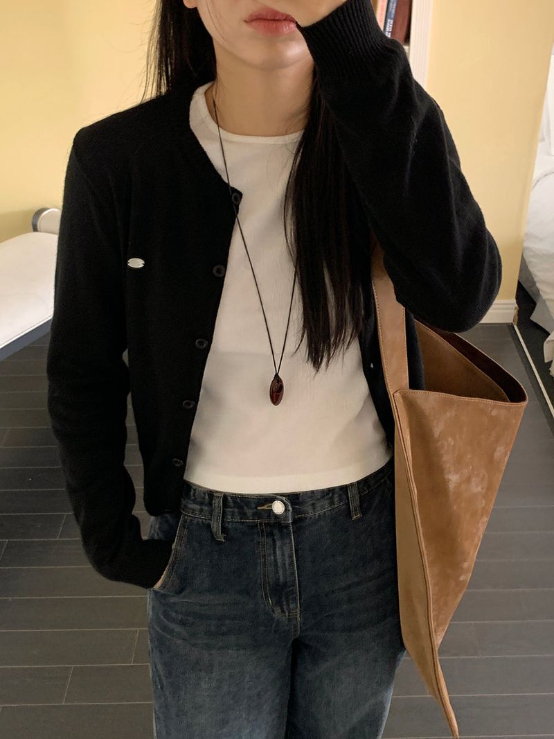 [MADE] MIETTE CASHMERE ROUND CARDIGAN