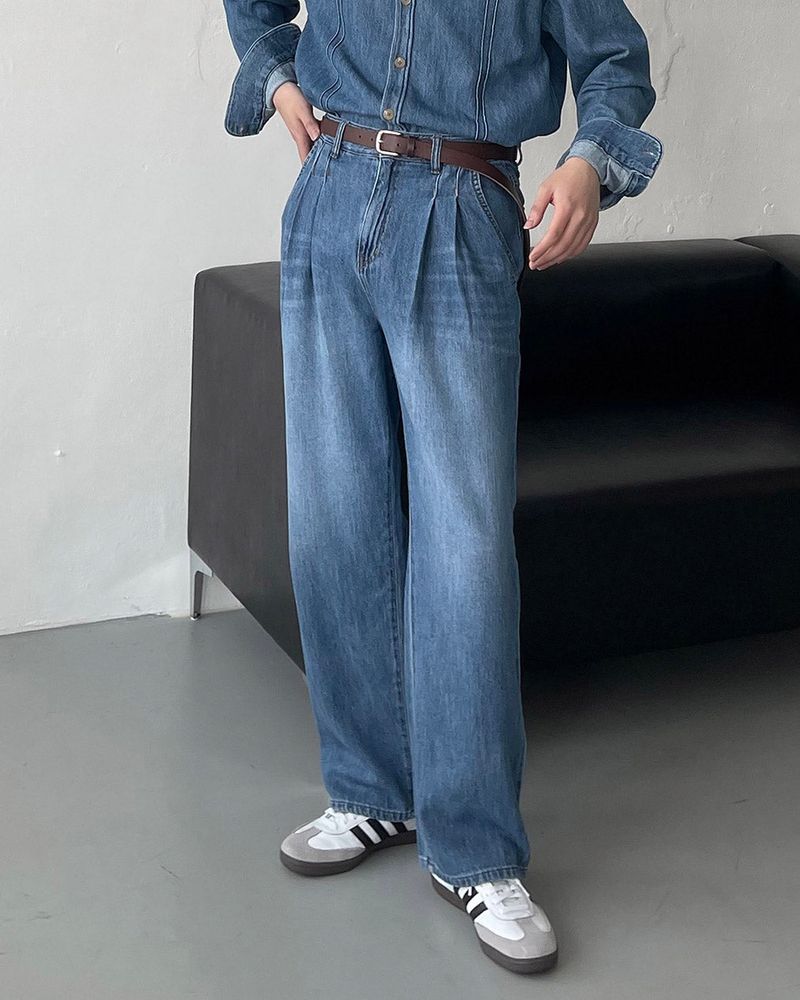 LE Coleman Linen Two-Tuck Denim