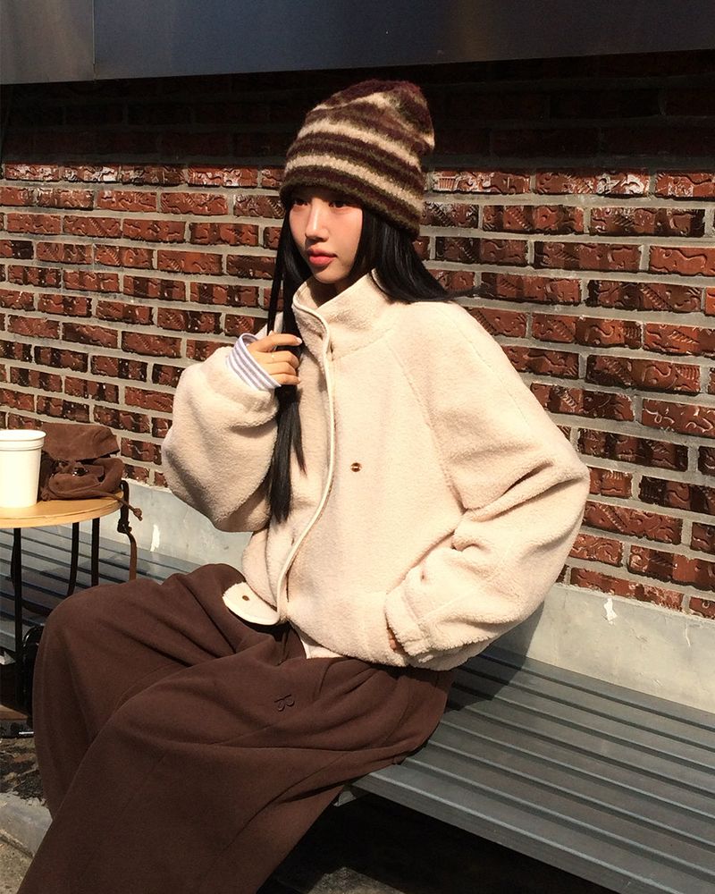 [ORIGINAL] Cable Wool Fleece Jumper