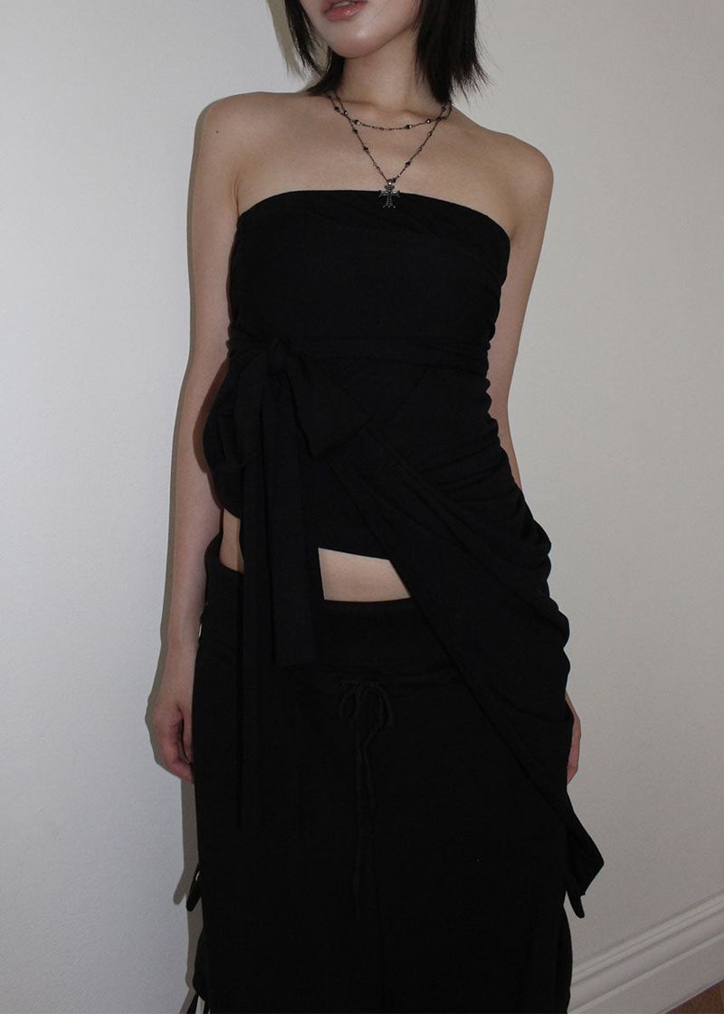 MULTI STRAP SKIRT (3color)