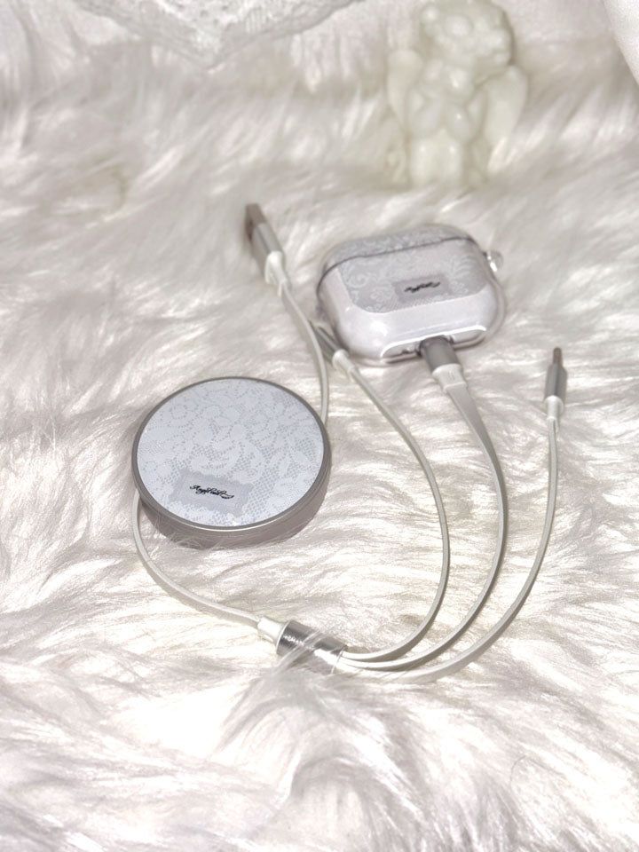 Angel Veil Lace AirPods Case