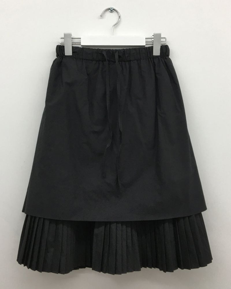 Hachi Layered Pleated Skirt (1color)