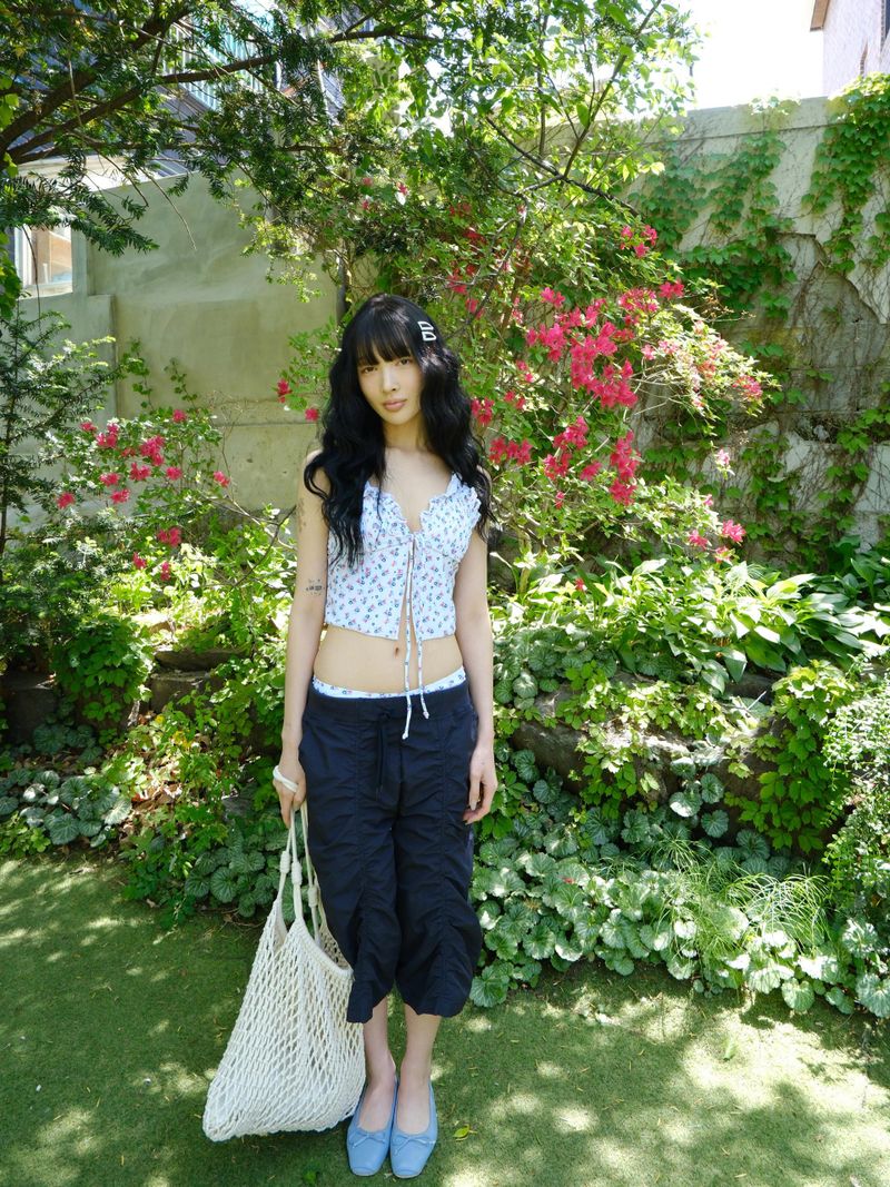shirring capri pt