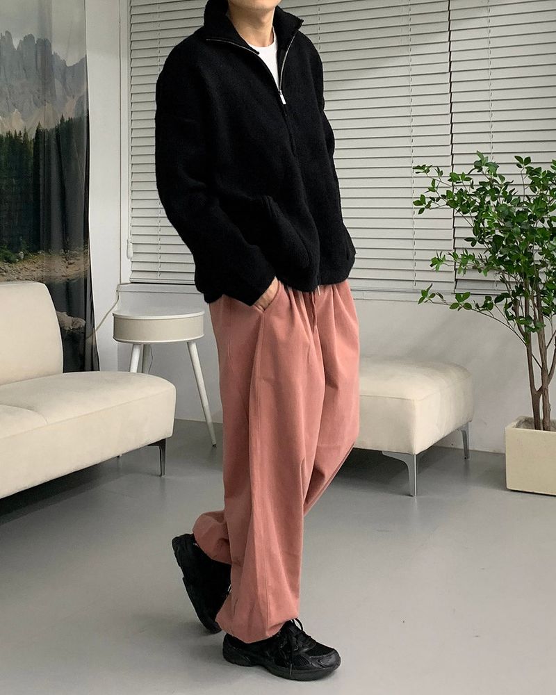 RU Two-way Wool Knit Zip-Up (3 colors)