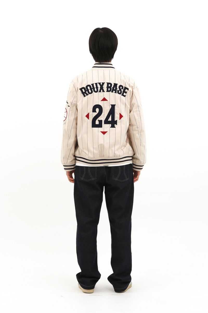 ROUX BASE UNIFORM AUTOGRAPH TEAM REVERSIBLE VARSITY (IVORY)