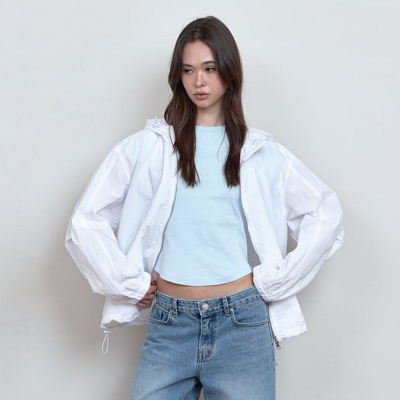 C ROUNDED PANEL CHECK JUMPER_WHITE