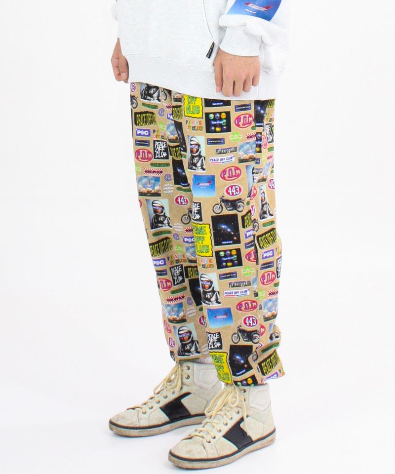 peaceoffclub（ピースオフクラブ）の「スペースグラフィック_ジョガーパンツ（パンツ）」