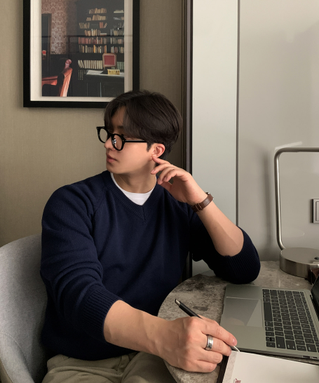 LOOKPLE（ルックプル）の「Belerice コージーニジュVネックセミオーバーフィットニット（トップス）」