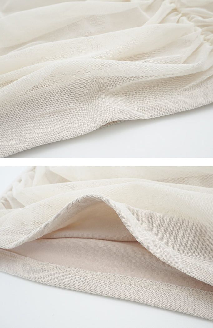 Double layer ribbon top