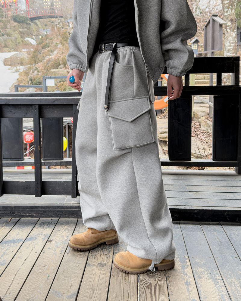 Neo Bonded Cargo Belt Sweat Pants