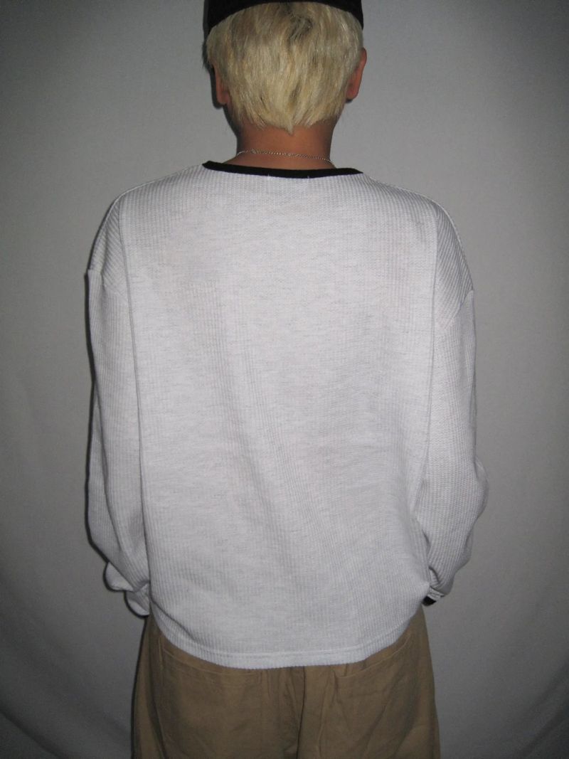 Round Waffle Hand Warmer Long Sleeve(4c) 