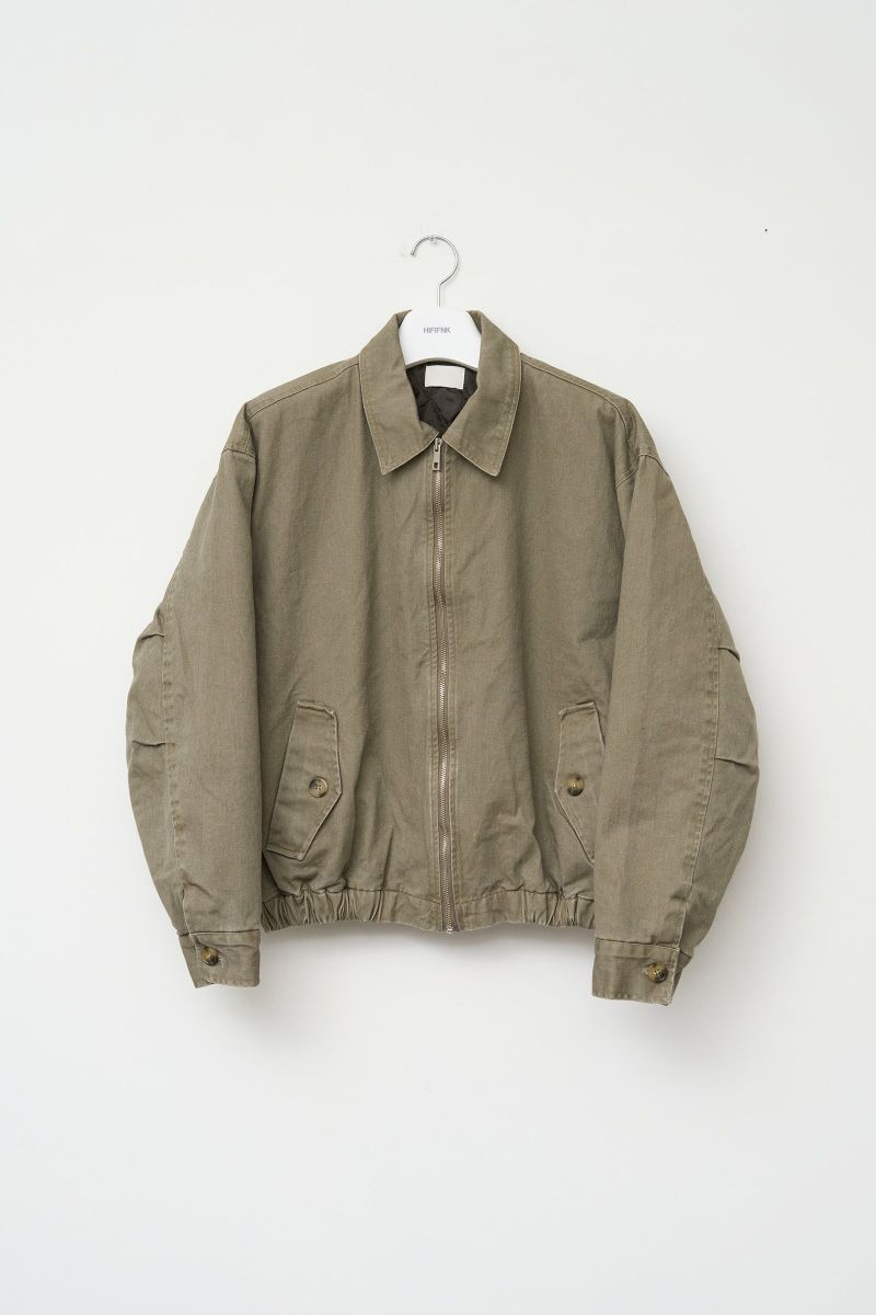 Seto Cropped Washed Blouson