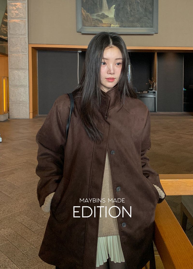 MAYBINS（メイビンス）の「[MADE] Very fur suede half coat（Jackets/Outerwear）」
