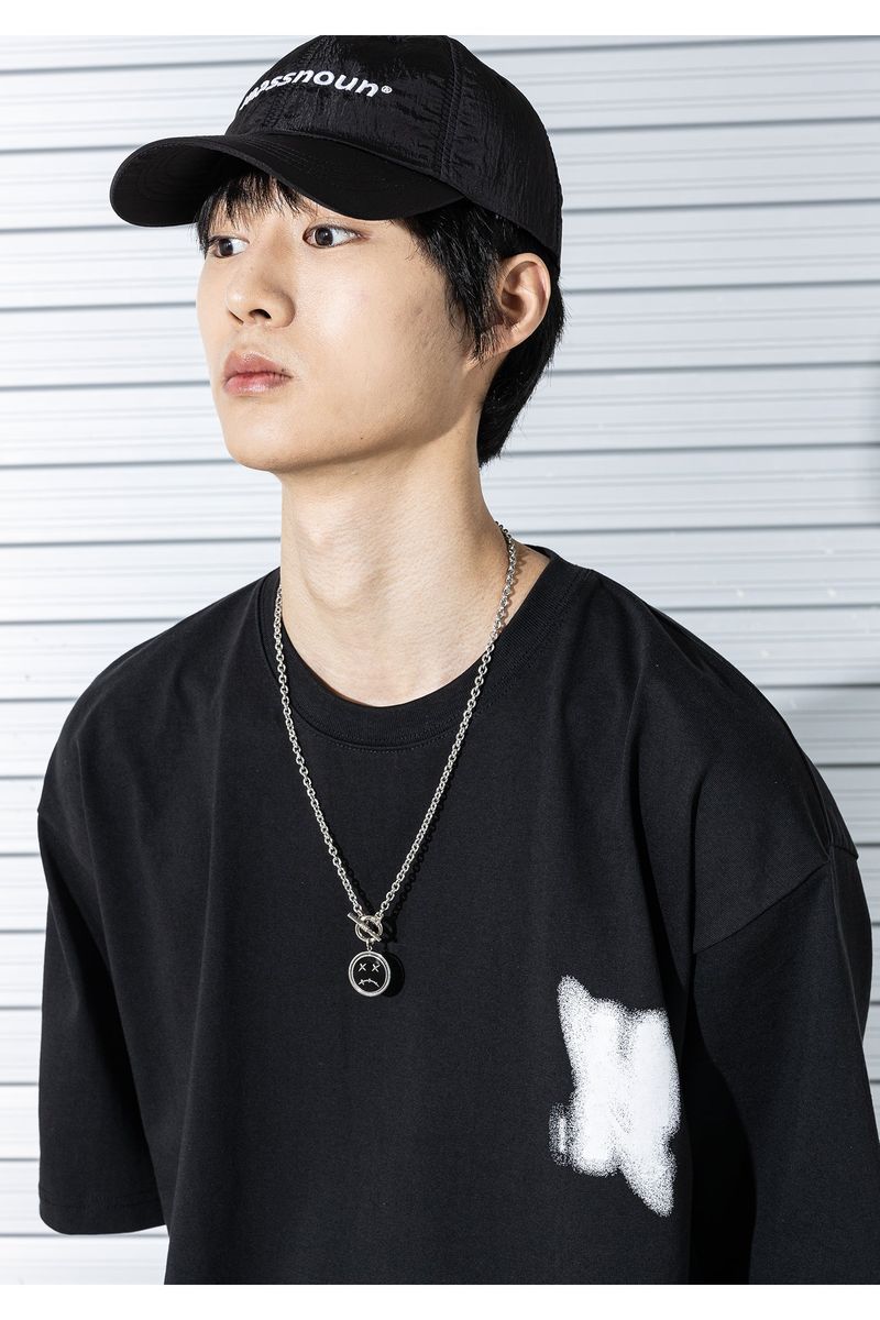 DOUBLE DIEBOY ANCHOR CHAIN NECKLACE