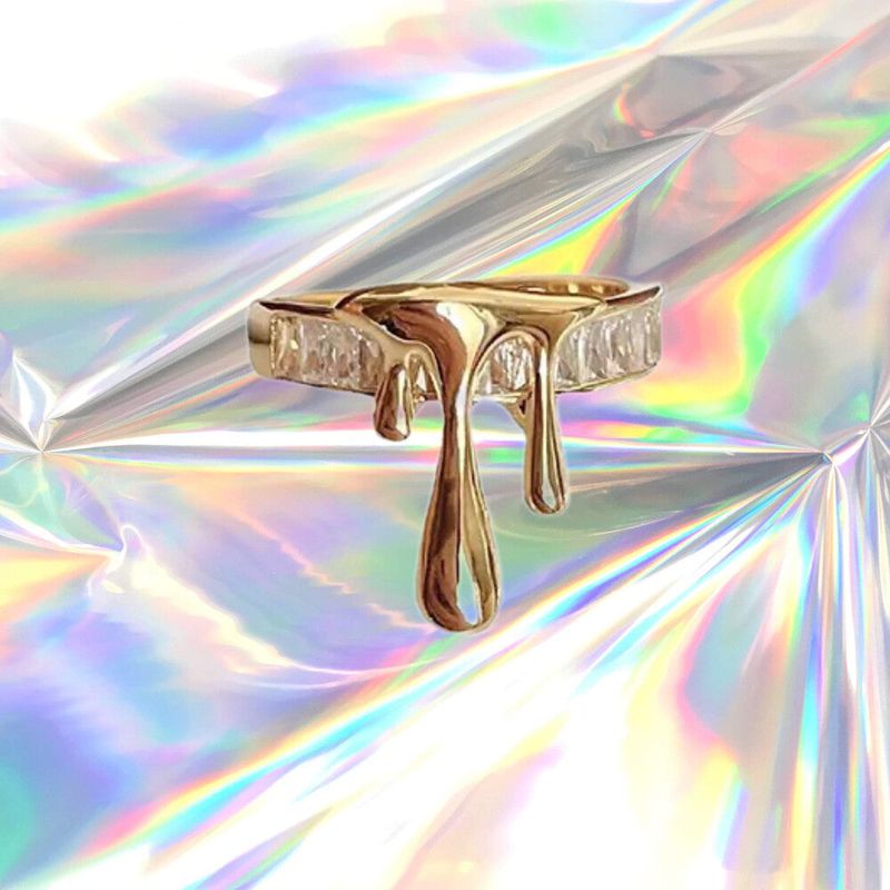 MÜCE（ミュセ）の「0072 メルティングジルコニアゴールドリング（アクセサリー）」