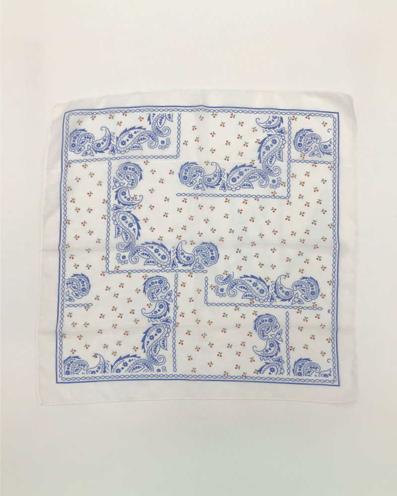 Cherry Paisley Bandana (2color)