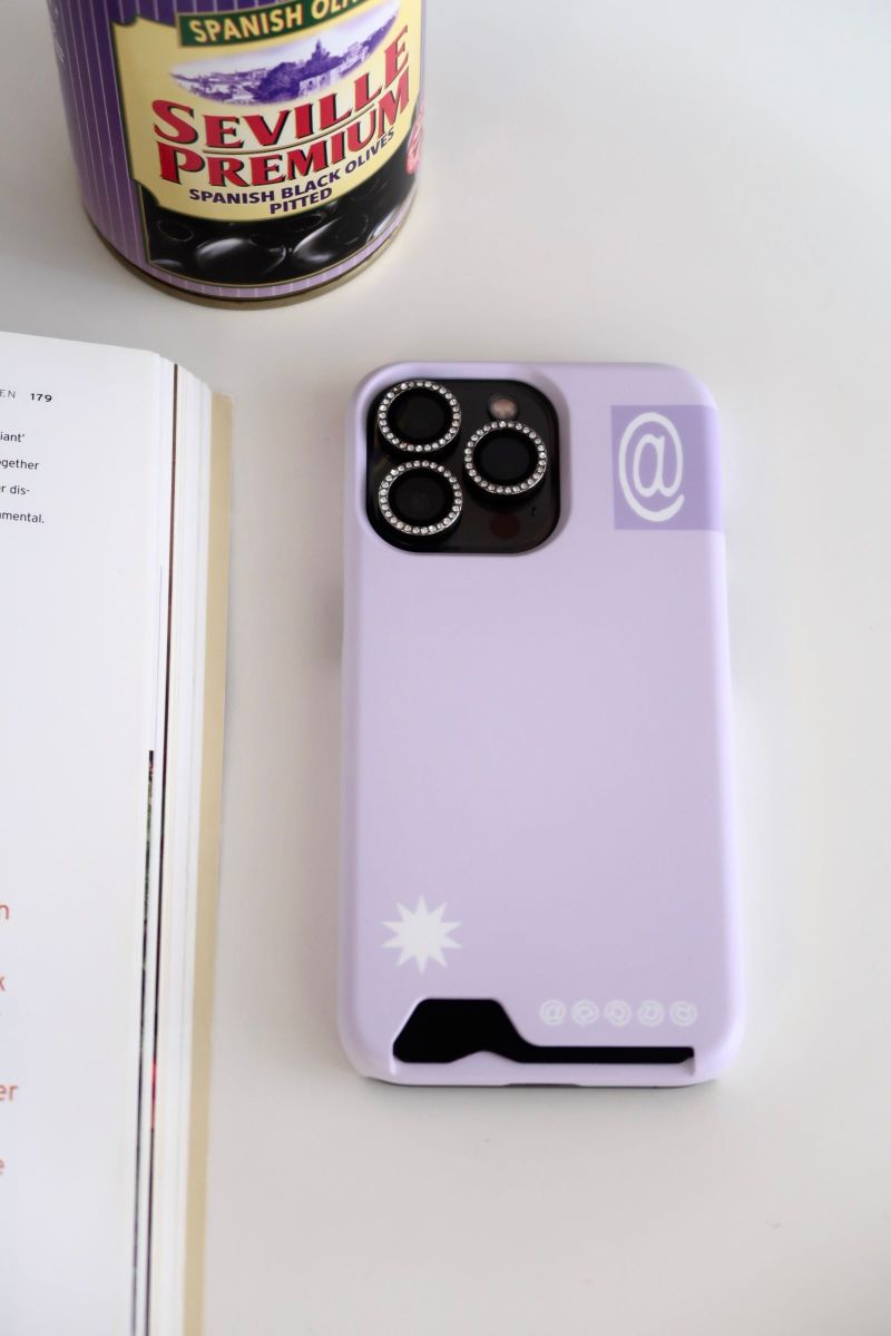 [MADE] at sign card case (purple)