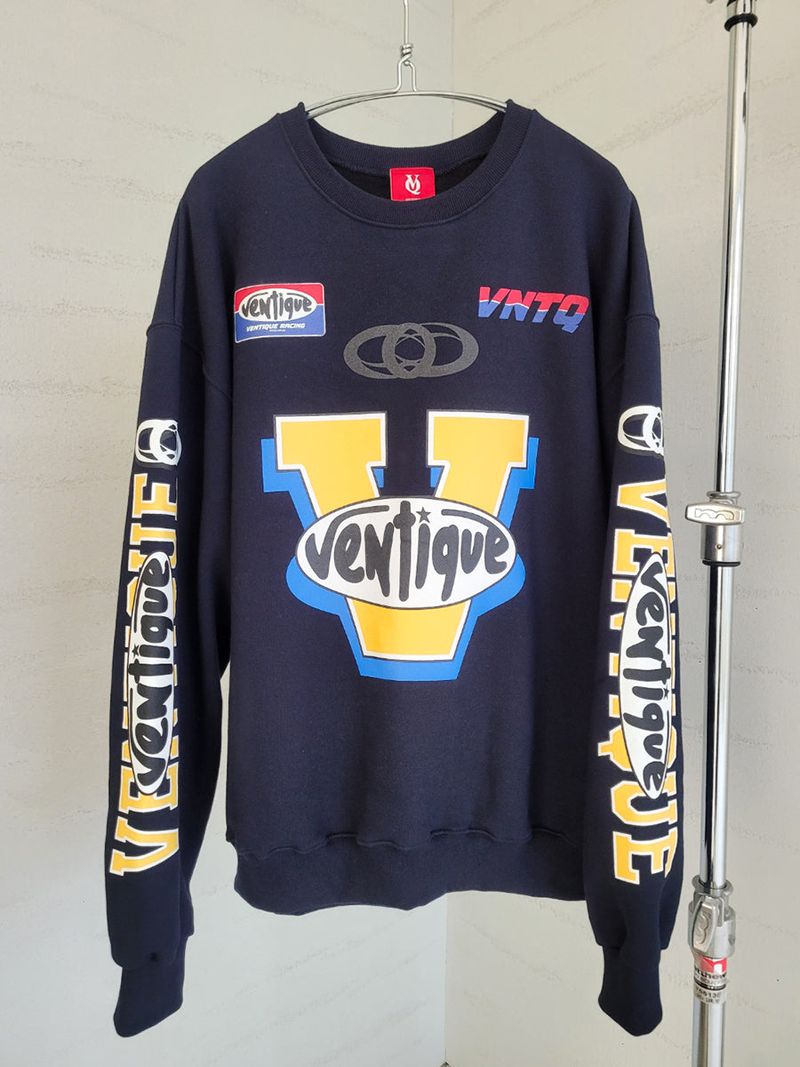 VENTIQUE Racing sweatshirt 2color