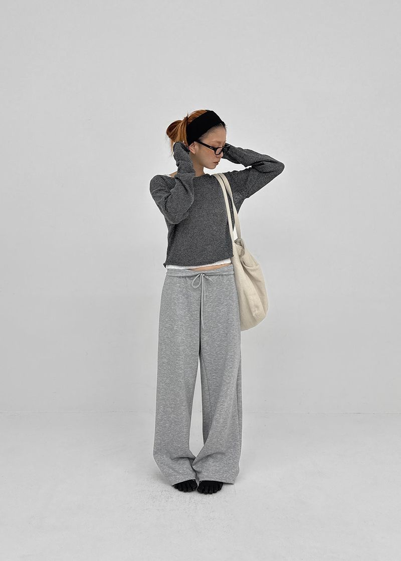 [MADE] Kuru Summer Slub Boat-Neck Knit