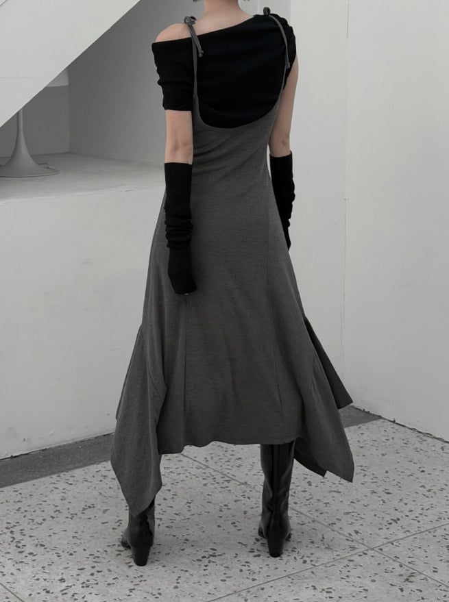 Oan Two-Way Unbalanced Flare One-Piece