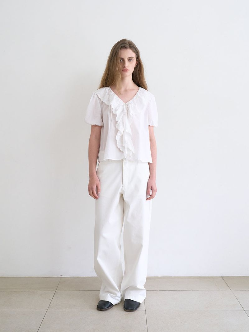 Sophie blouse (Ivory)