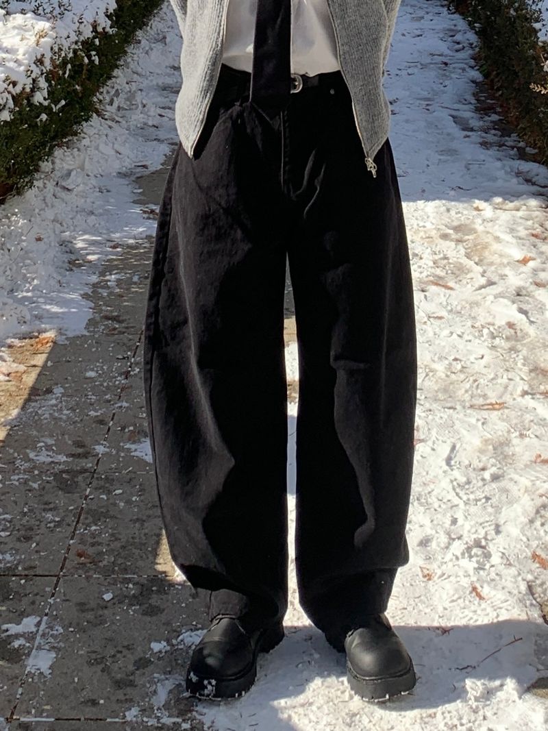 Mensfloor(メンズフロア)の「Amor Curved Wool Napping Pants(Pants)」