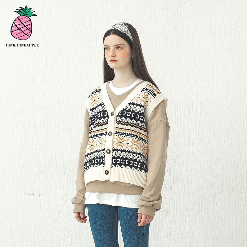 V-NECK SWEATSHIRT