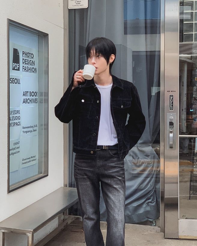 2PLAN（ツープラン）の「Io Velvet Denim Jacket（Tops）」
