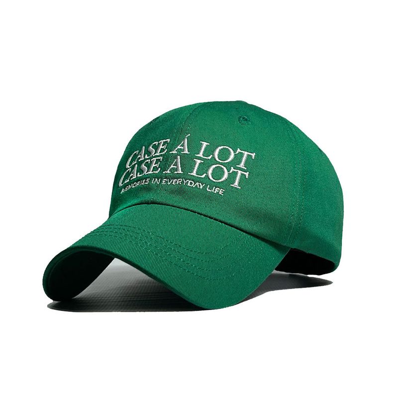 CASEALOT（ケースアロット）の「Slogon logo ball cap - Green（Hats）」
