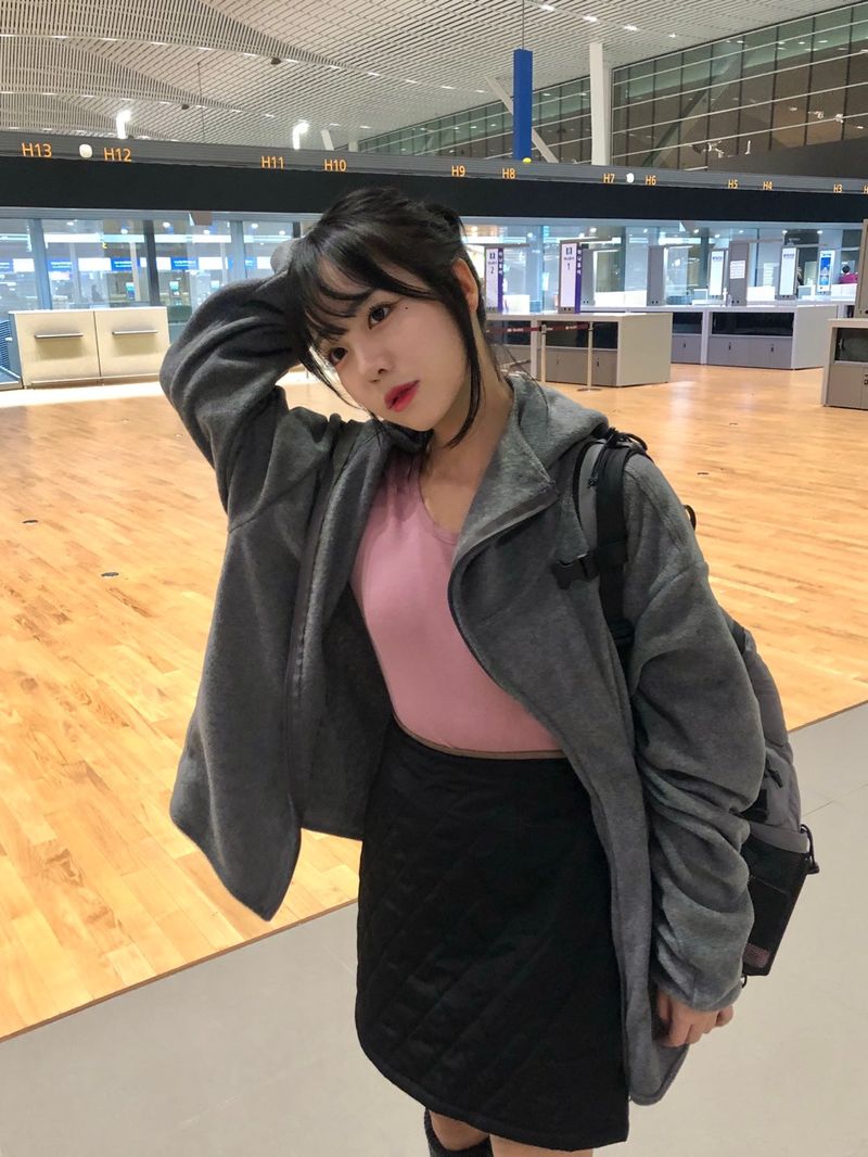 Airport fleece unbalance jacket