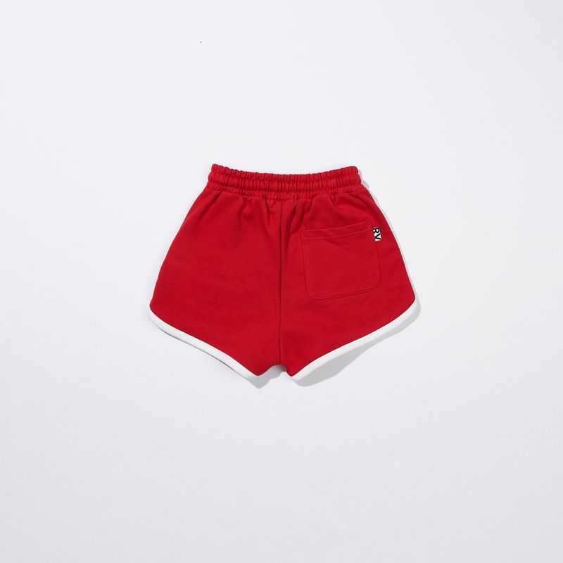 Sportive Short Pants Red