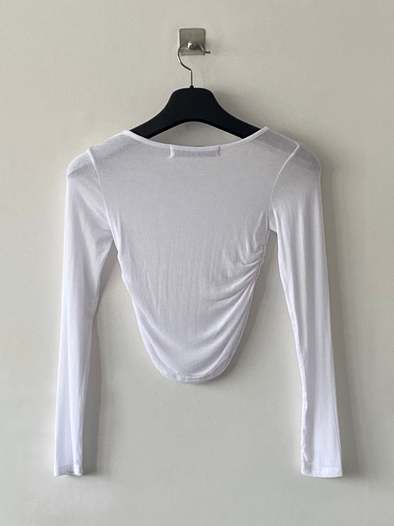 Slim layered shirring t