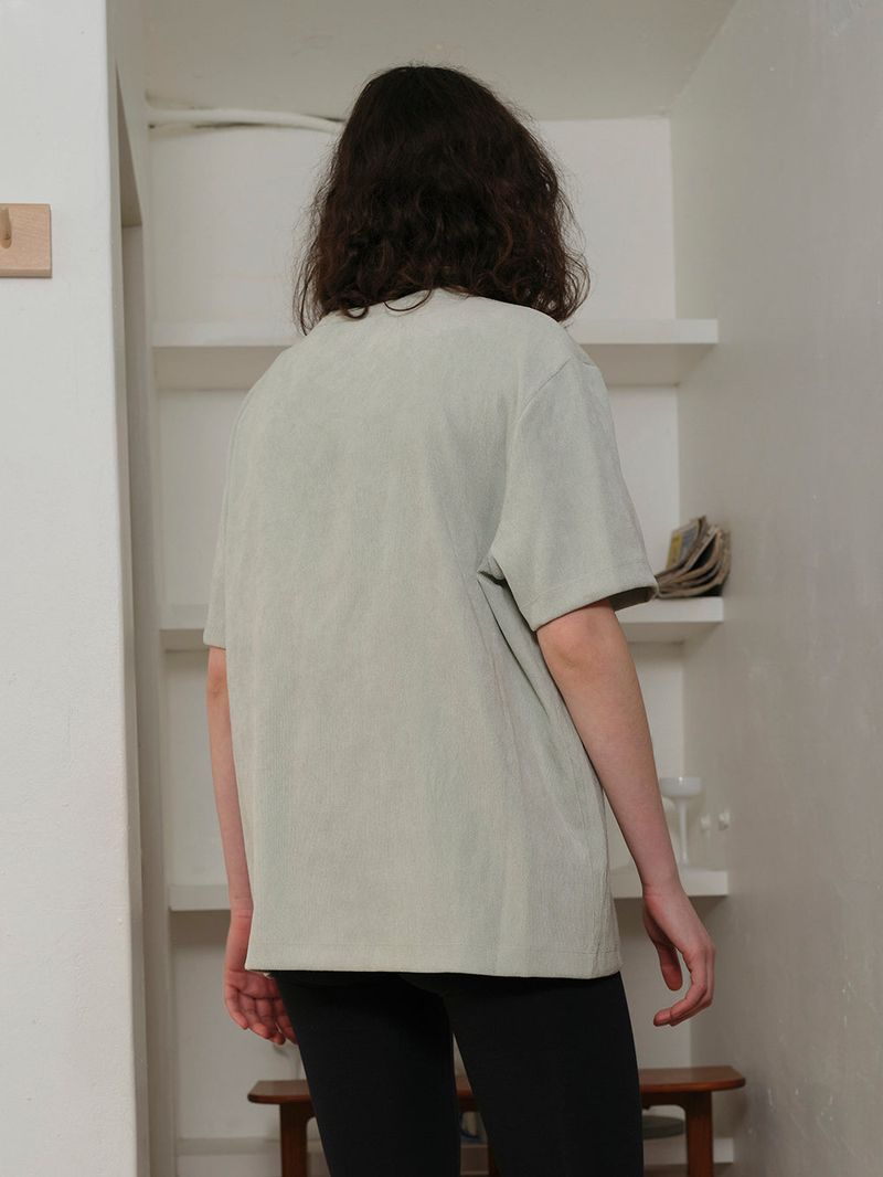CORDUROY T-SHIRT GRAY
