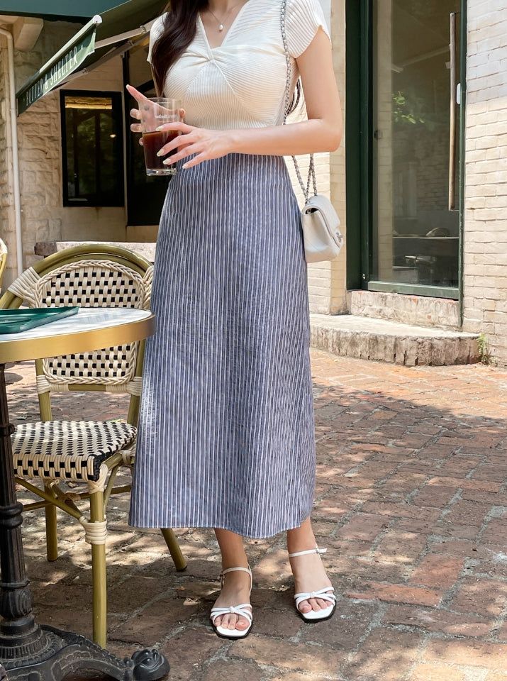 Metin Ribbed Twist Cap Knit