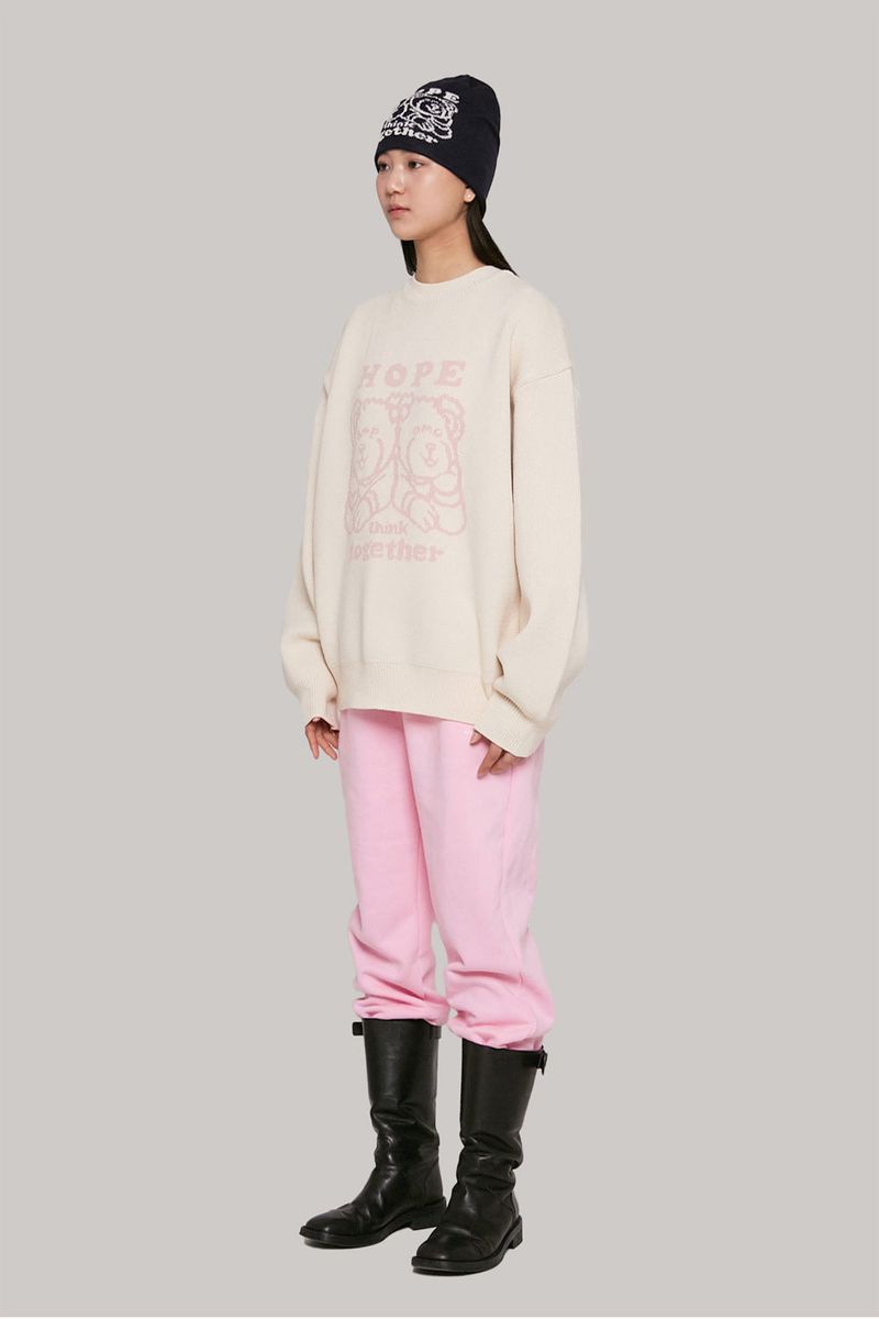 HTT Jacquard Knit_Ivory