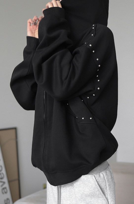 EEUN（イウン）の「Type Rivet Hood Zip-Up（Tops）」