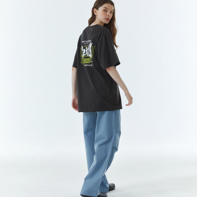 Cactus T-Shirt Charcoal