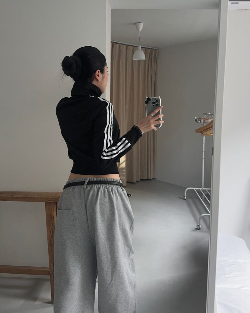 Belt sweat pants (Unisex)