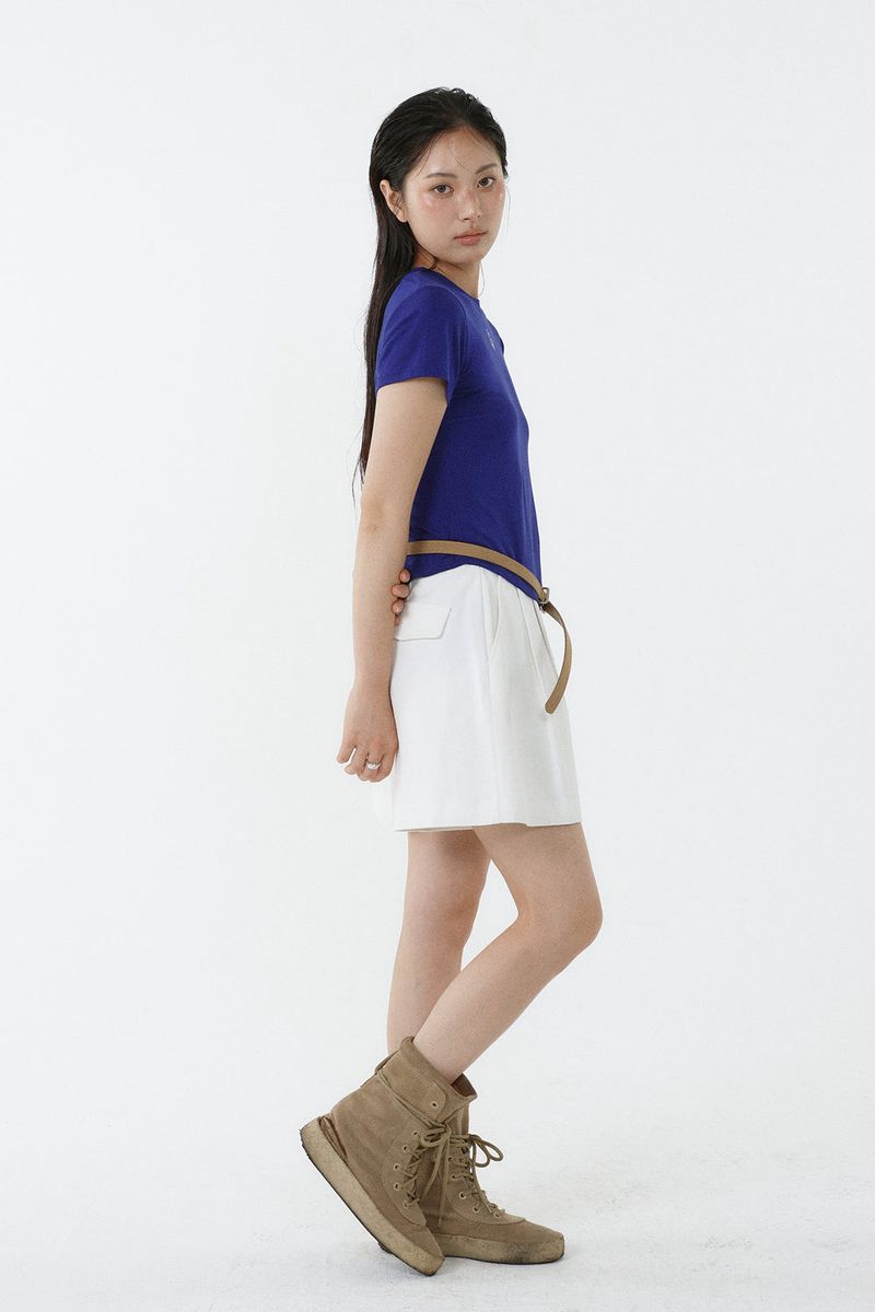 TENCEL PETIT TEE_COBALT